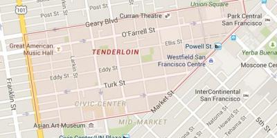 Fileja San Francisco zemljevid