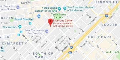 Zemljevid medcelinskih San Francisco