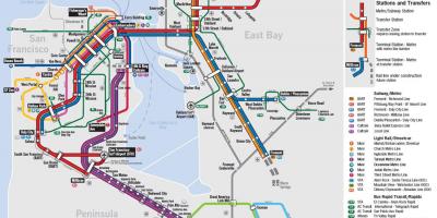 Karta za javni prevoz, San Francisco