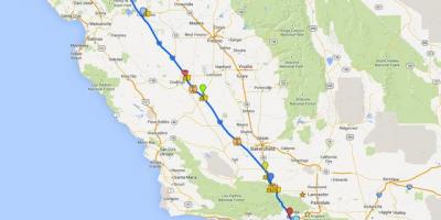 Zemljevid San Francisco vožnje tour