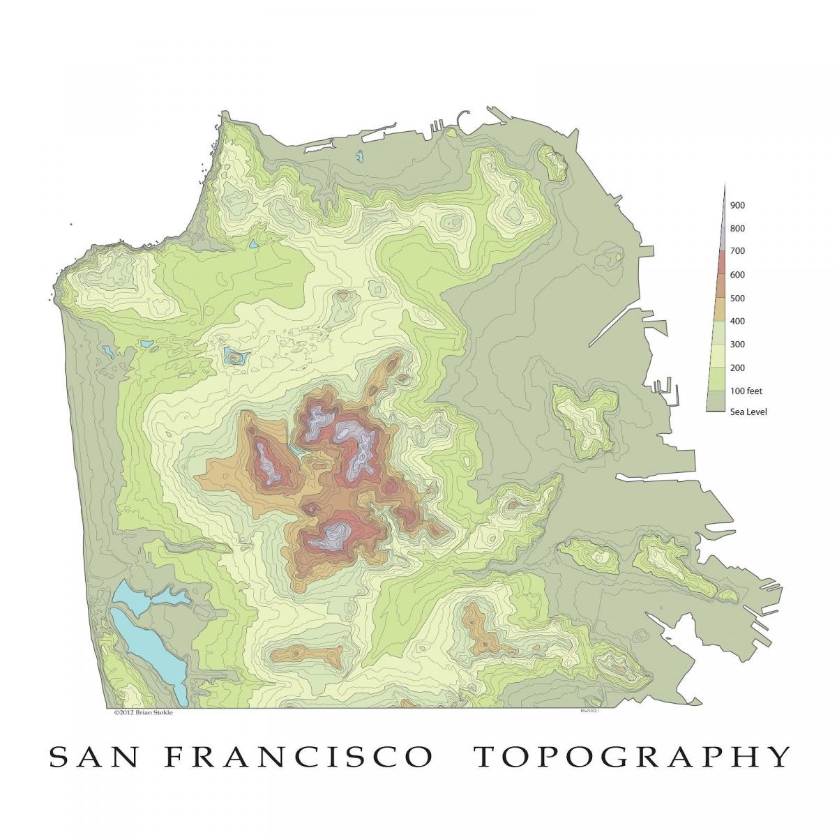 San Francisco topografskih zemljevidov