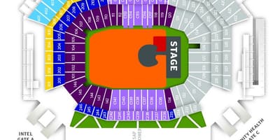 Levi ' s stadium suite zemljevid