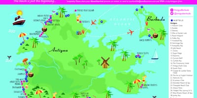 Zemljevid trgovina severni plaži